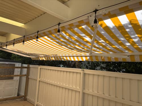 Folding Arm Awning 10